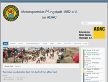 Tablet Screenshot of mc-pfungstadt.de